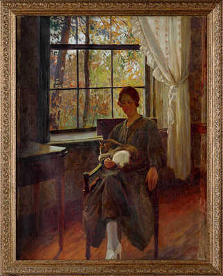 Федорович Владимир Николаевич. Ясный осенний день. Кот 